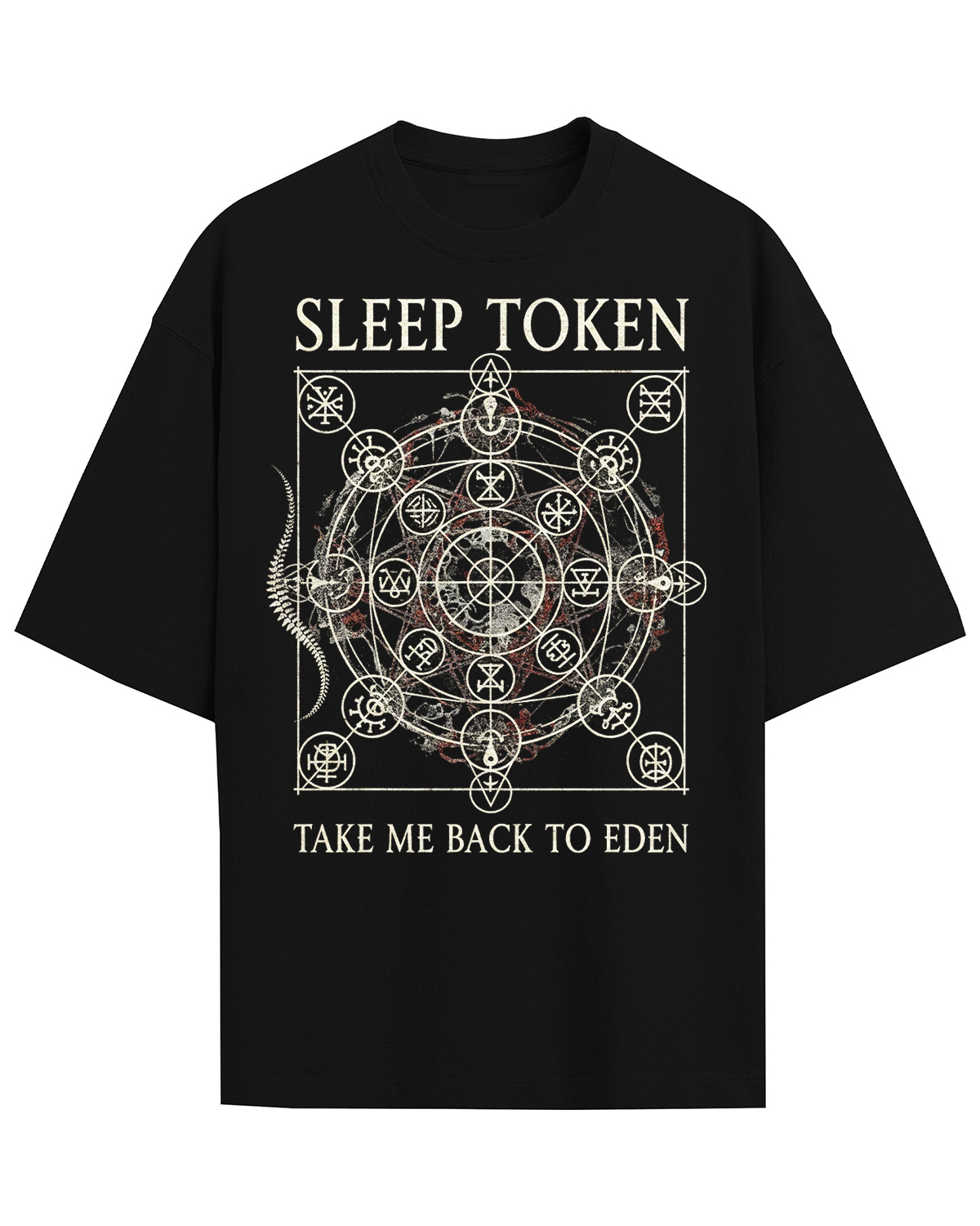 Sleep Token Eden Era Modern Progressive Metal Vintage Bootleg Washed Style