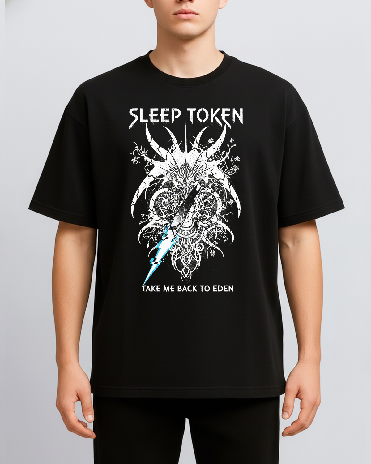 Alternative view of Sleep Token Eden Occult Metal Aesthetics Vintage Heavyweight Washed Tee