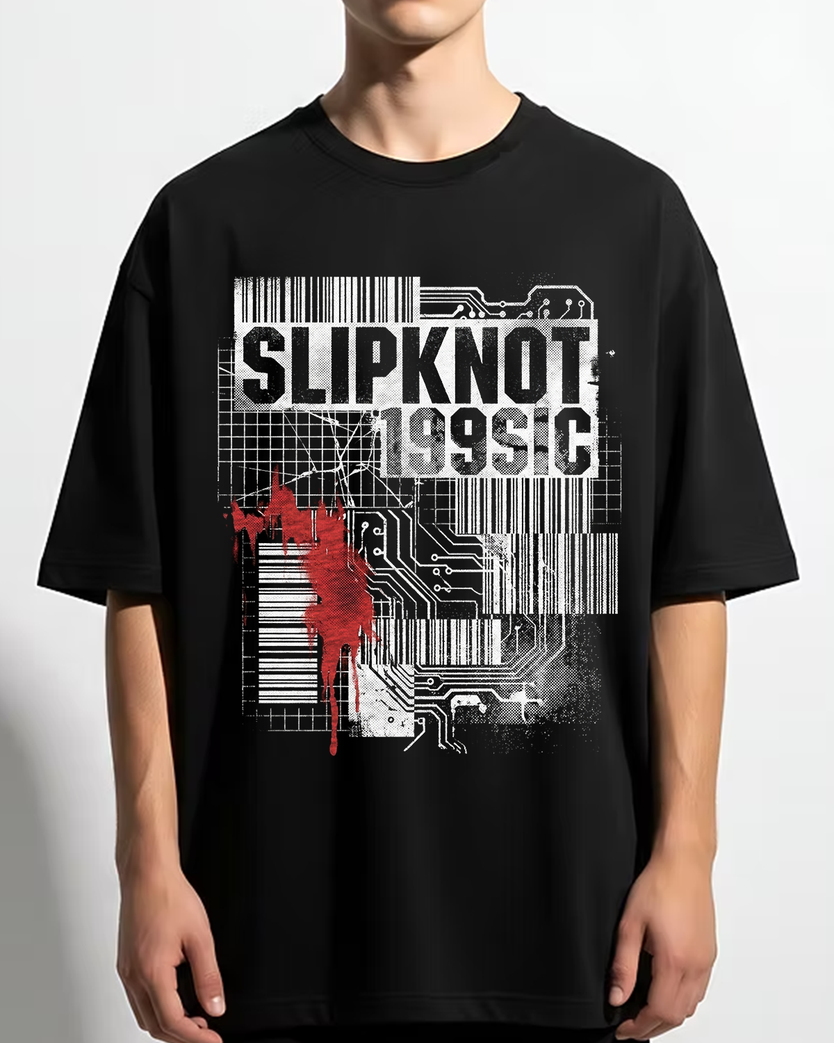 Slipknot 1999 Anniversary Vintage Nu Metal Industrial Bootleg Washed - Image 5