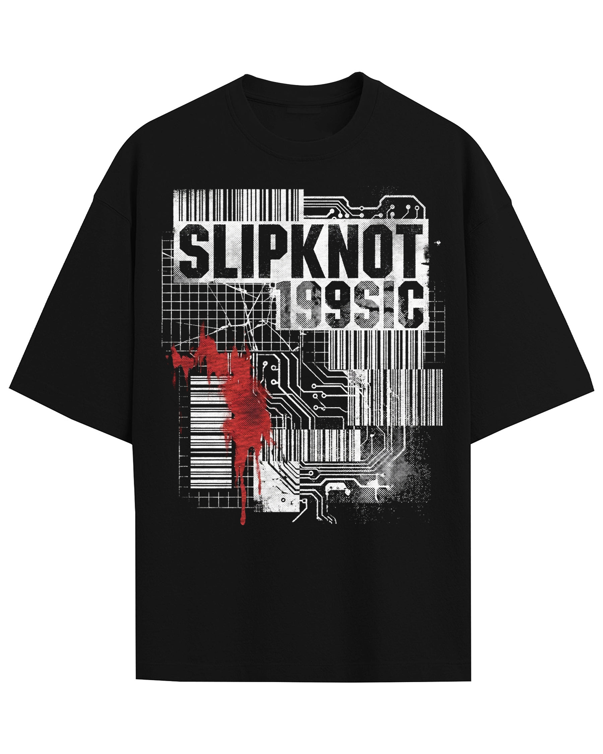 Slipknot 1999 Anniversary Vintage Nu Metal Industrial Bootleg Washed