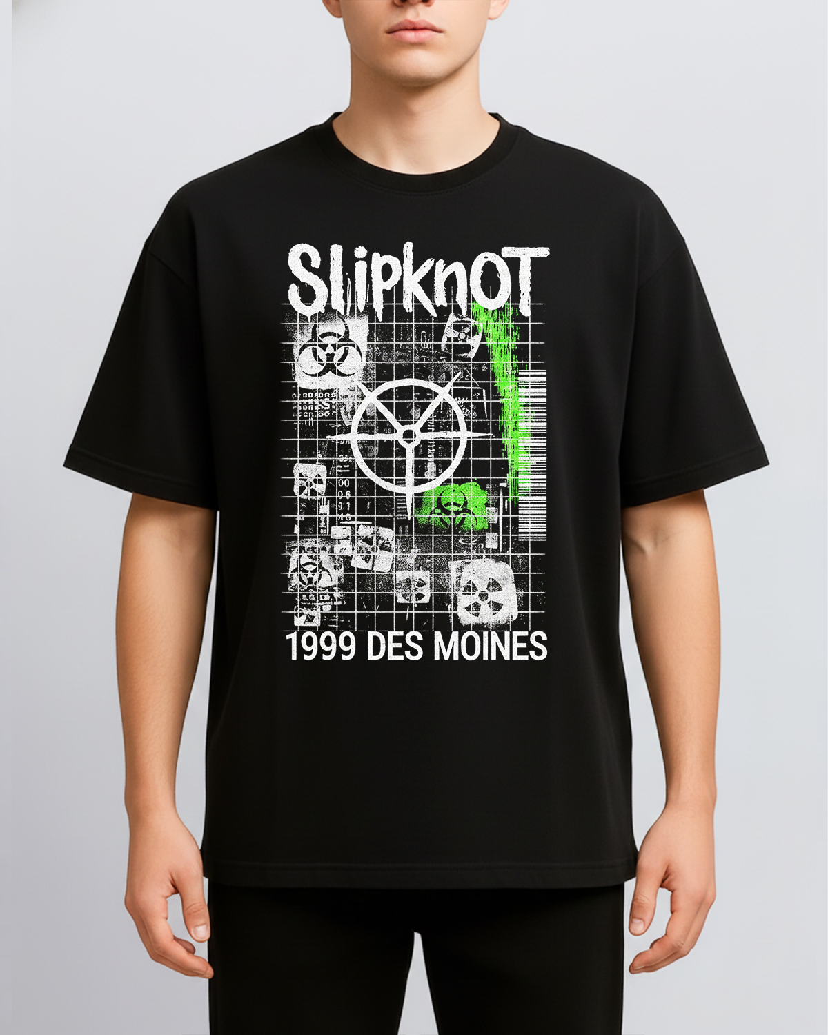 Alternative view of Slipknot 1999 Des Moines Nu Metal Industrial Vintage Grime Bootleg