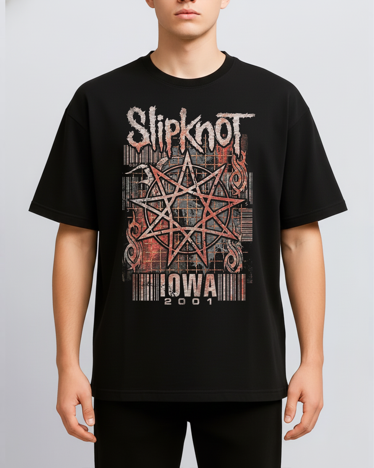 Alternative view of Slipknot Iowa Era 2000s Industrial Nu Metal Vintage Grunge Bootleg