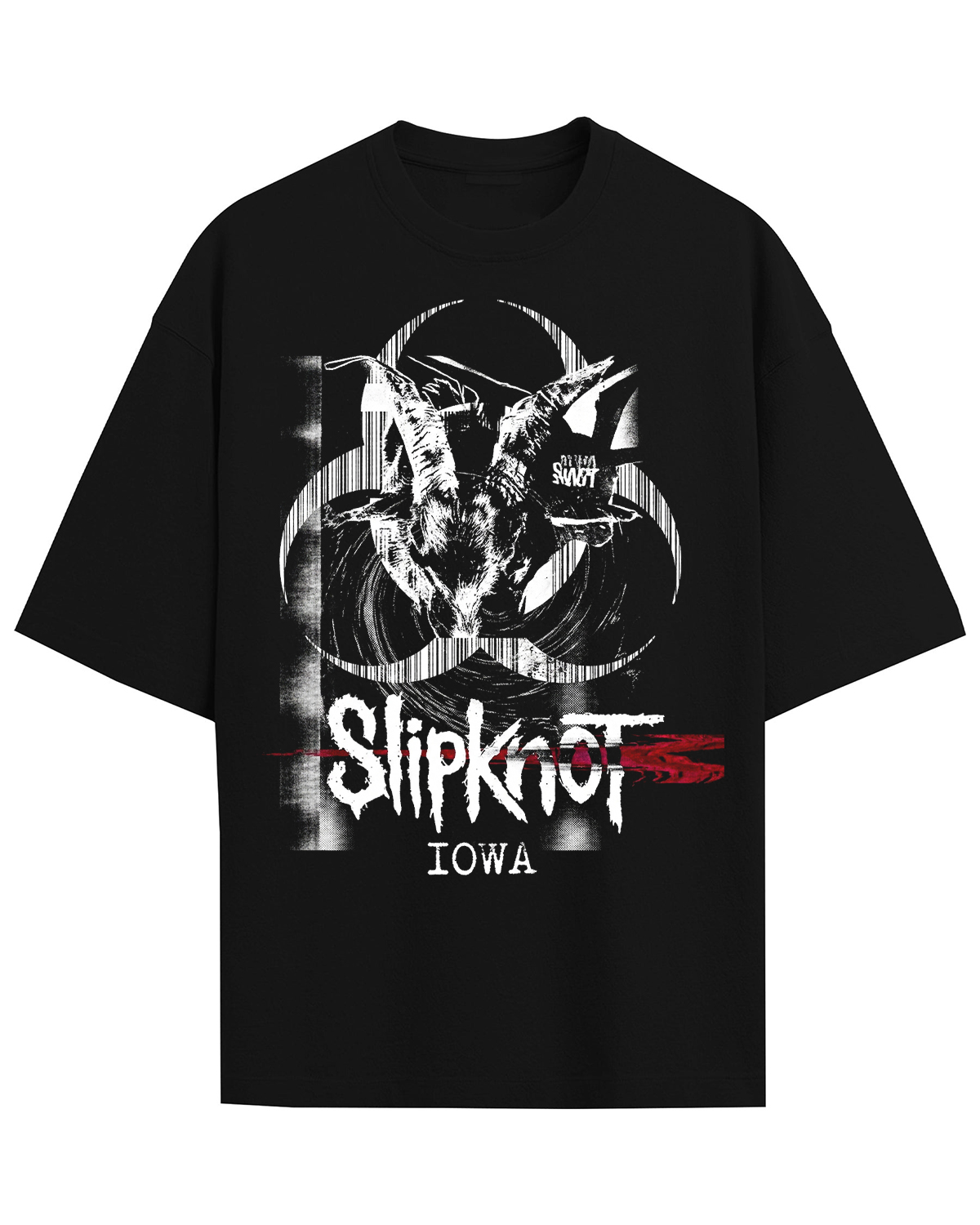 Slipknot Lowa 2001 Vintage Nu Metal Horror Bootleg Washed Distressed