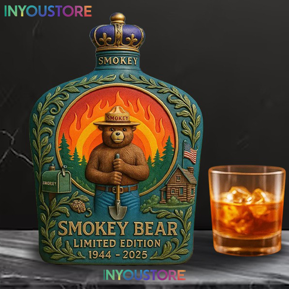 Smokey Bear Limited Edition Whiskey Bottle - Image 3