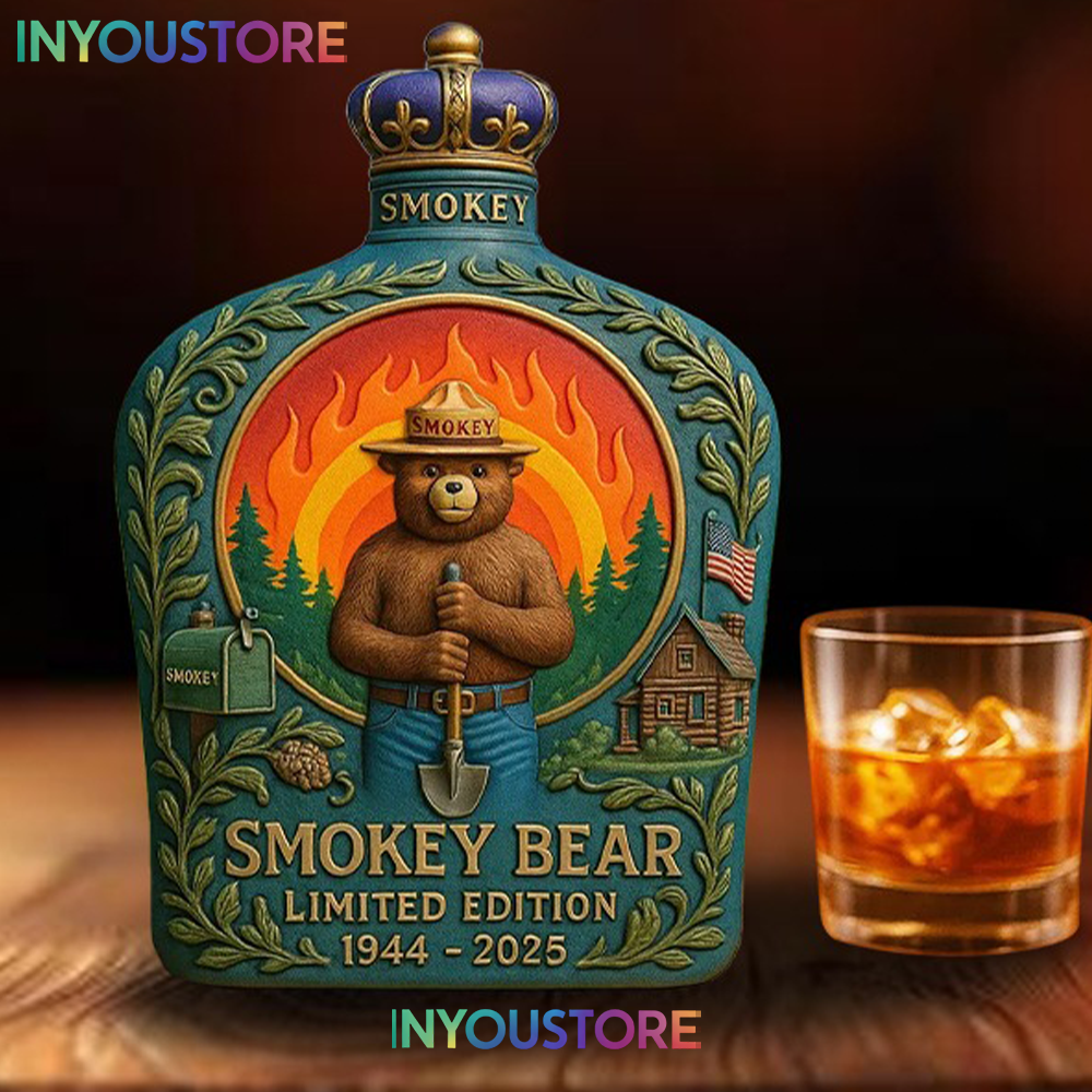Smokey Bear Limited Edition Whiskey Bottle - Image 4