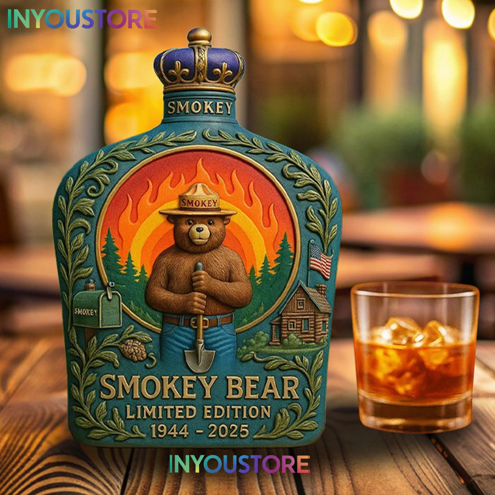 Smokey Bear Limited Edition Whiskey Bottle - Image 6