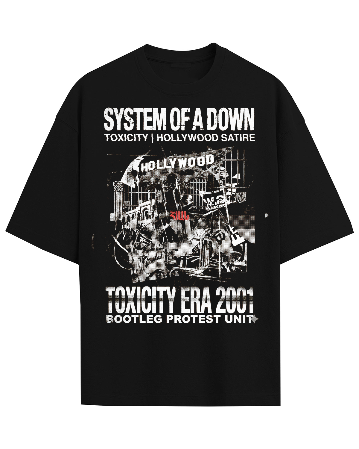System Of A Down Toxicity Political Nu Metal Vintage Collage Art Bootleg