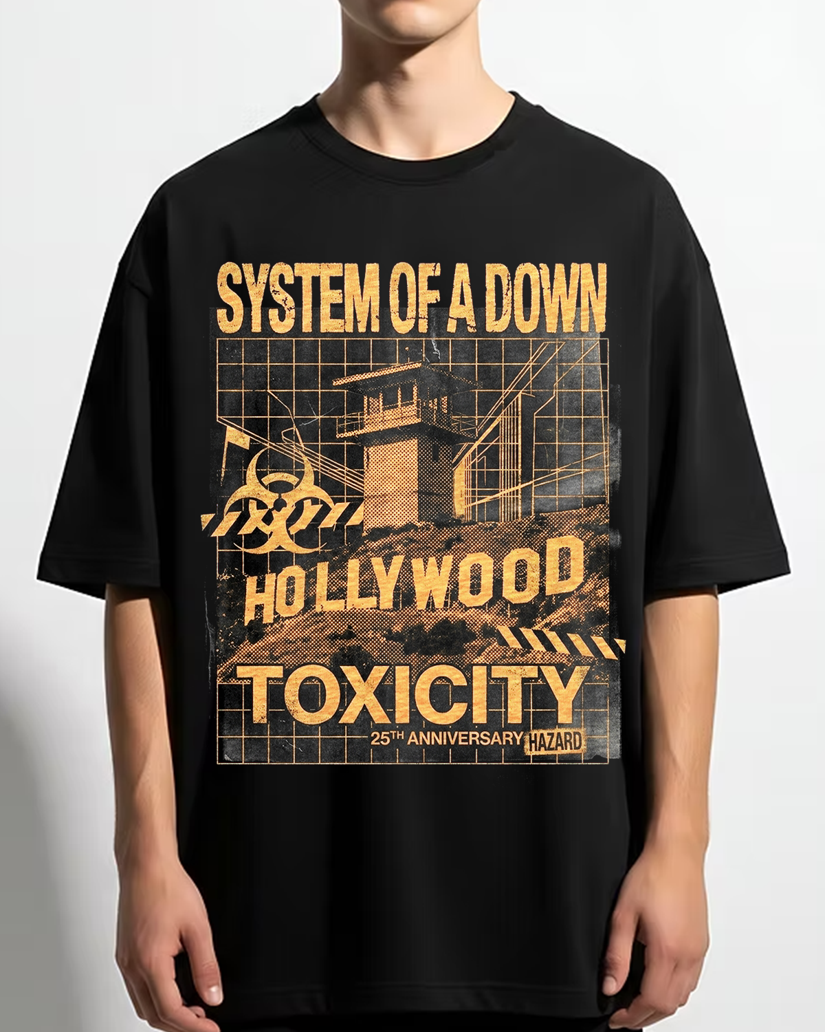 Alternative view of System Of A Down Toxicity Vintage 2000s Alt Metal Bootleg Washed Industrial