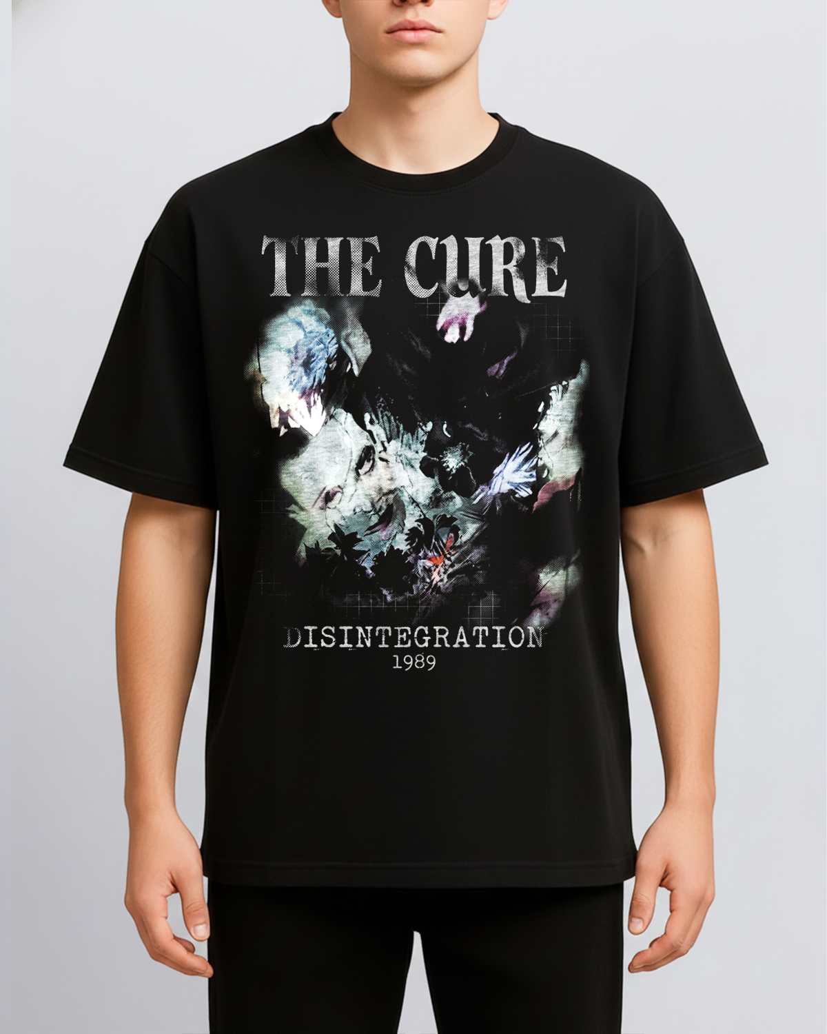 Alternative view of The Cure Disintegration 80s Post Punk Goth Vintage Washed Bootleg