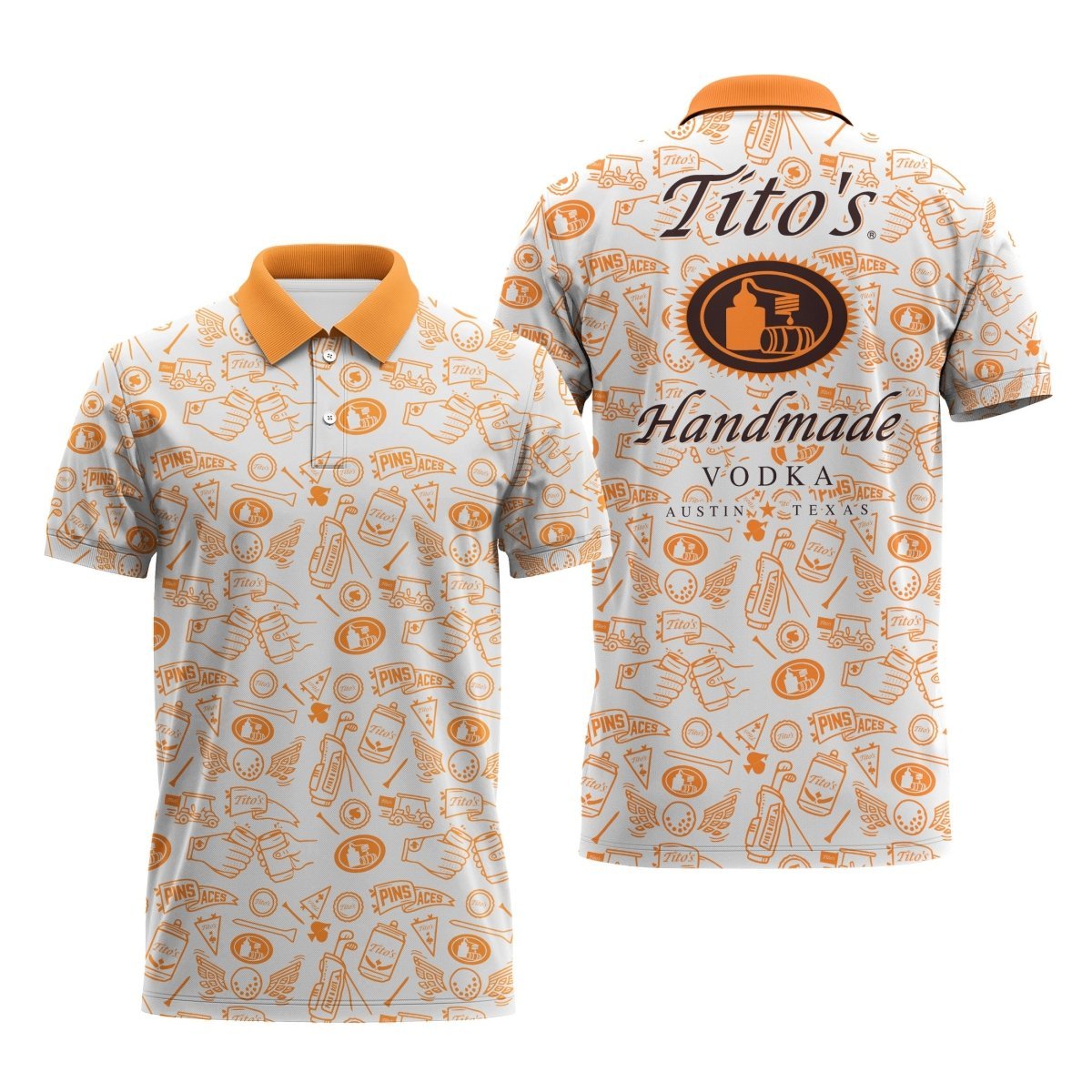 Tito's Doodle Art Polo Shirt