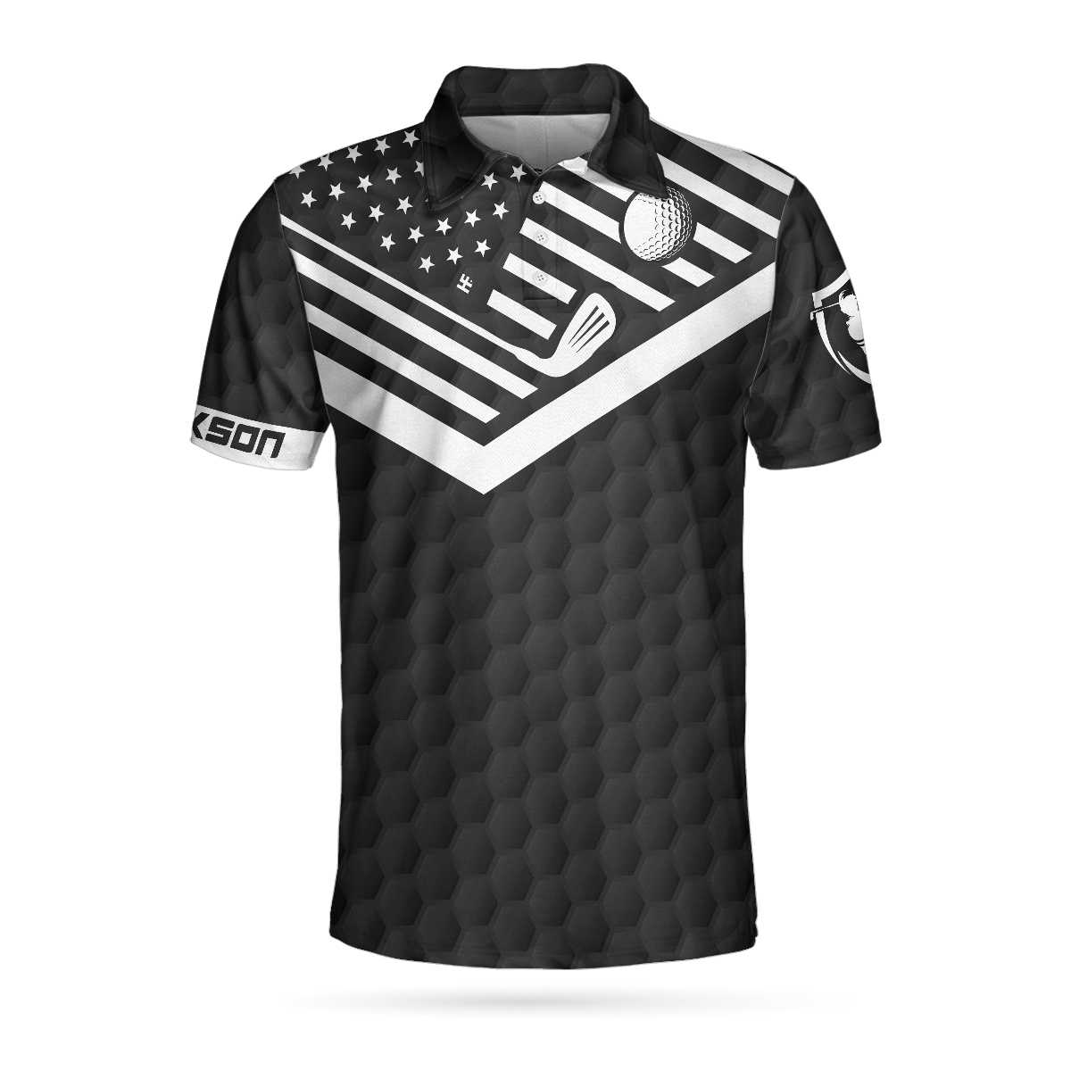 To Find A Manâ€™s True Character American Flag Custom Polo Shirt, Personalized Golf Shirt For Men