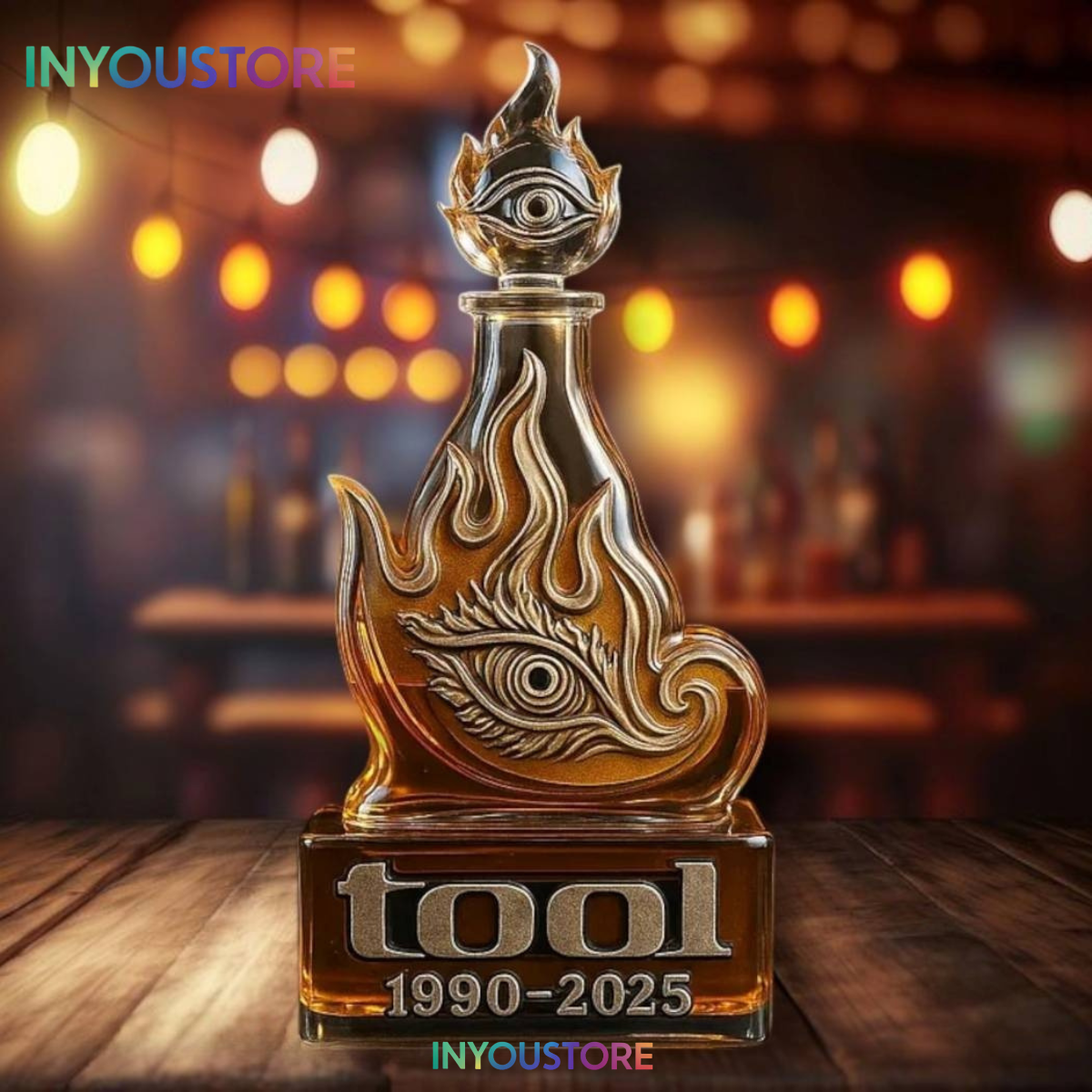 Tool 35th Anniversary 1990-2025 Custom Whiskey Bottle