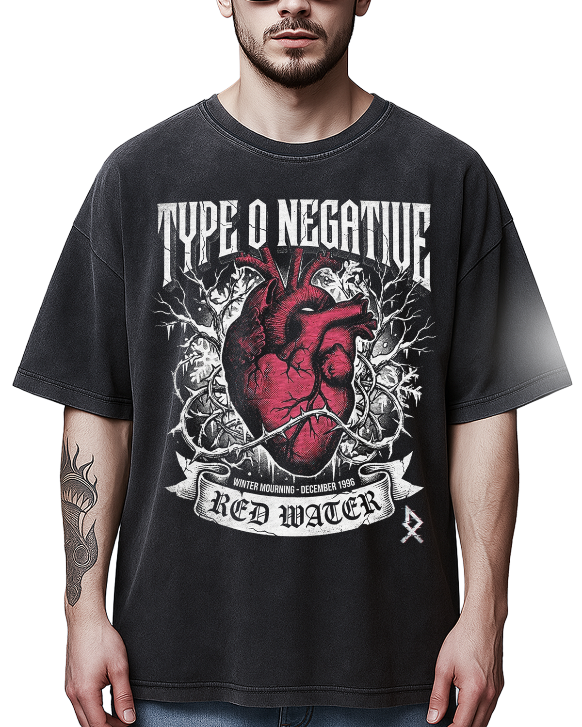 Alternative view of Type O Negative Red Water Gothic Doom Metal Vintage Winter Bootleg