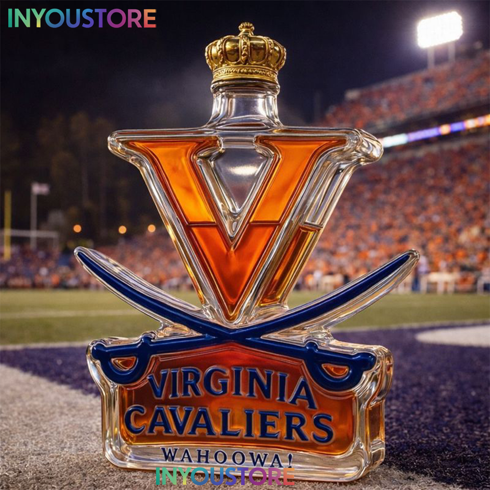 Virginia Cavaliers Limited Edition Christmas Whiskey Bottle - Image 3