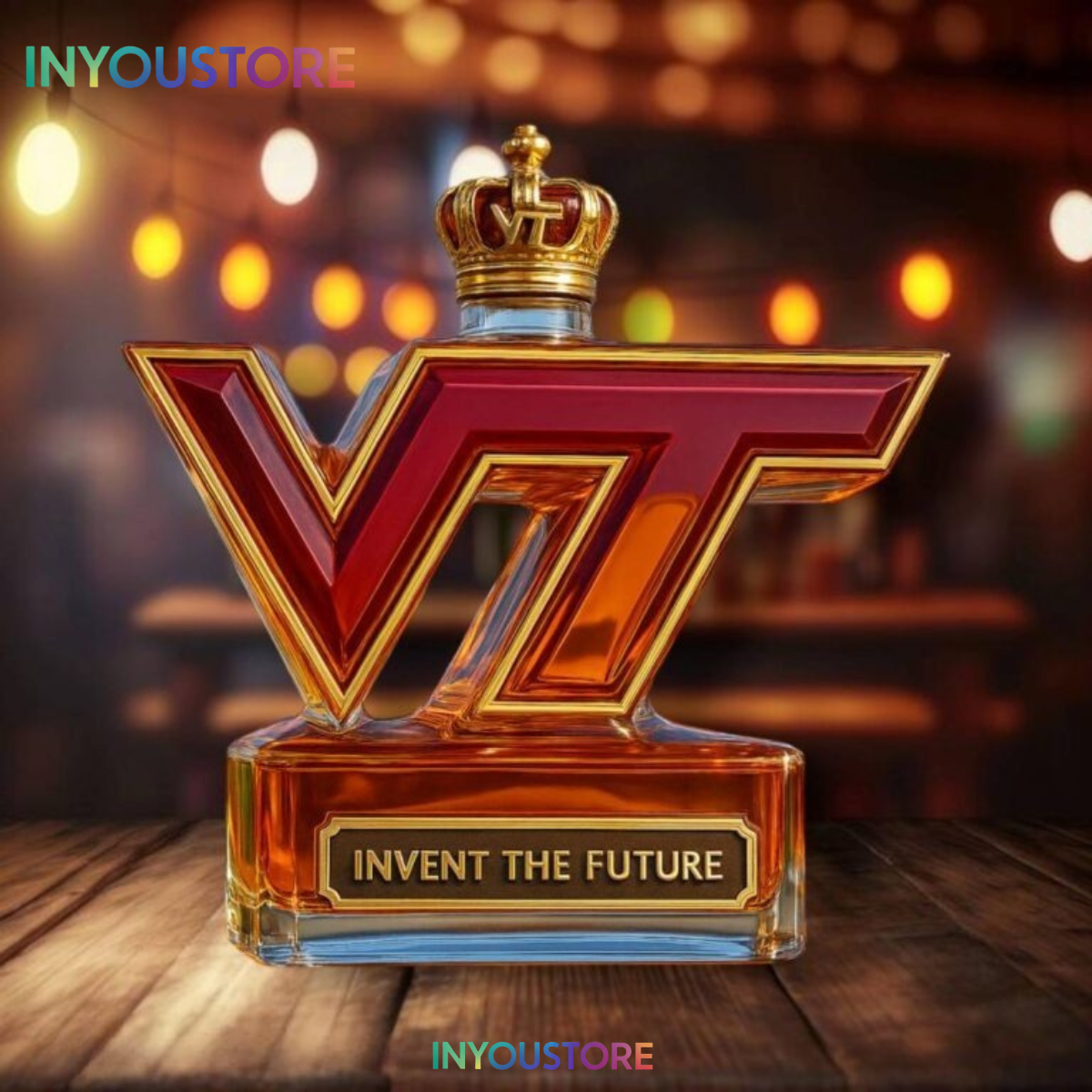 Virginia Tech Invent The Future Whiskey Bottle