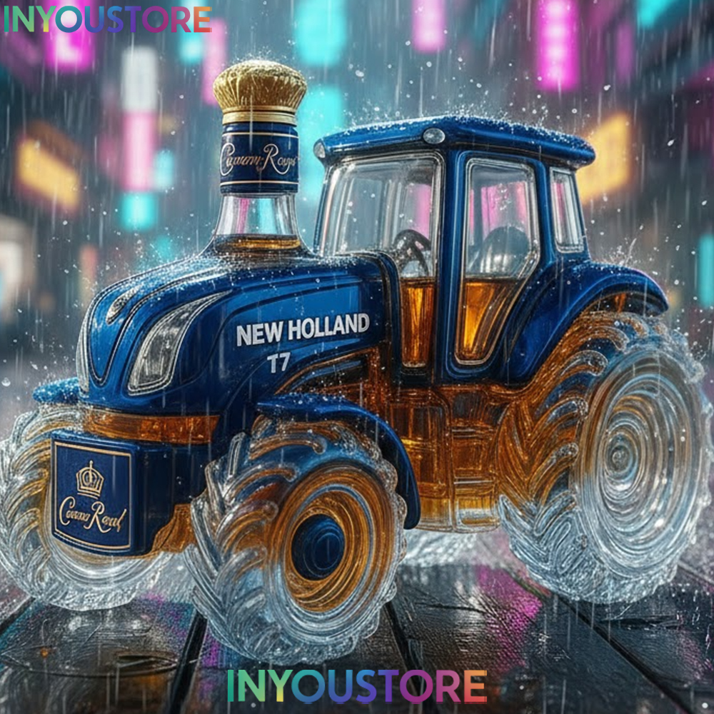 Whiskey Bottle Tractor Shape 10 Oz Novelty Creative Tractor Theme Empty Bottle Hand Blown Decorative Gift For Farmer/alcohol Lover Collector - Image 4