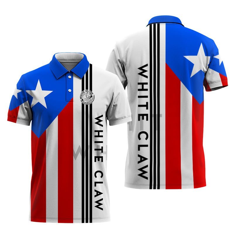 White Claw Puerto Rican Polo Shirt